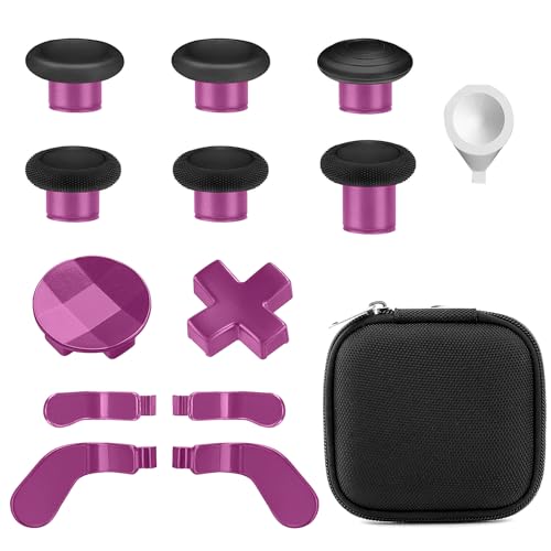 Pièces de rechange Xbox Elite Series 2 en finition métallique durable couleur pourpre