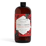 Hany's Harvest Carolina Reaper Fire Cider, 32 oz Amber Glass Bottle, All Natural Apple Cider Vinegar Wellness Tonic, Gluten-Free, Small-Batch, Handcrafted