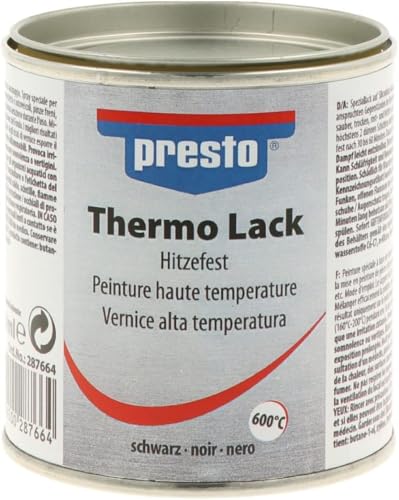 presto 287664 Thermo-Lack schwarz 800°C 250 ml