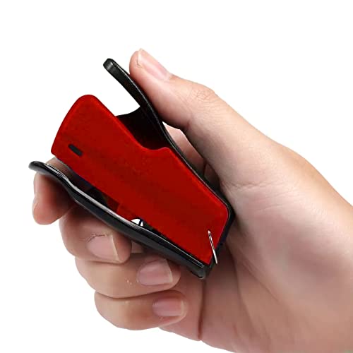 Paper Pro Nano Mini Stapler - Portable Pocket-Sized Compact And Convenient Stapler For Classroom, Office, Or Desk Use - Red #TOP2