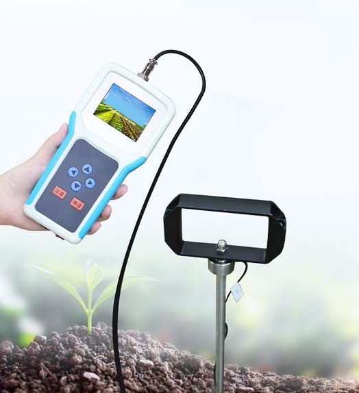 Soil Firmness Tester with Split Probe GPS Location GPRS/2G/4G Upload Function Measuring Depth 50cm N/cm² Kg/cm² Lbf Three Units Range 0-100kg Accuracy 0.1% F.S