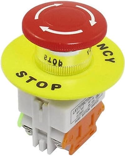 Interrupteur bouton d'arrêt d'urgence avec coupure positive 660V
