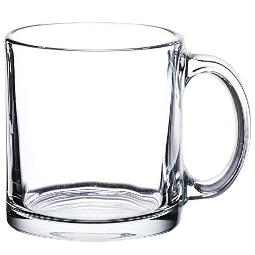 Libbey Crystal Coffee Mug Warm Beverage Mugs Set Of (13 Oz) (6) #TOP3