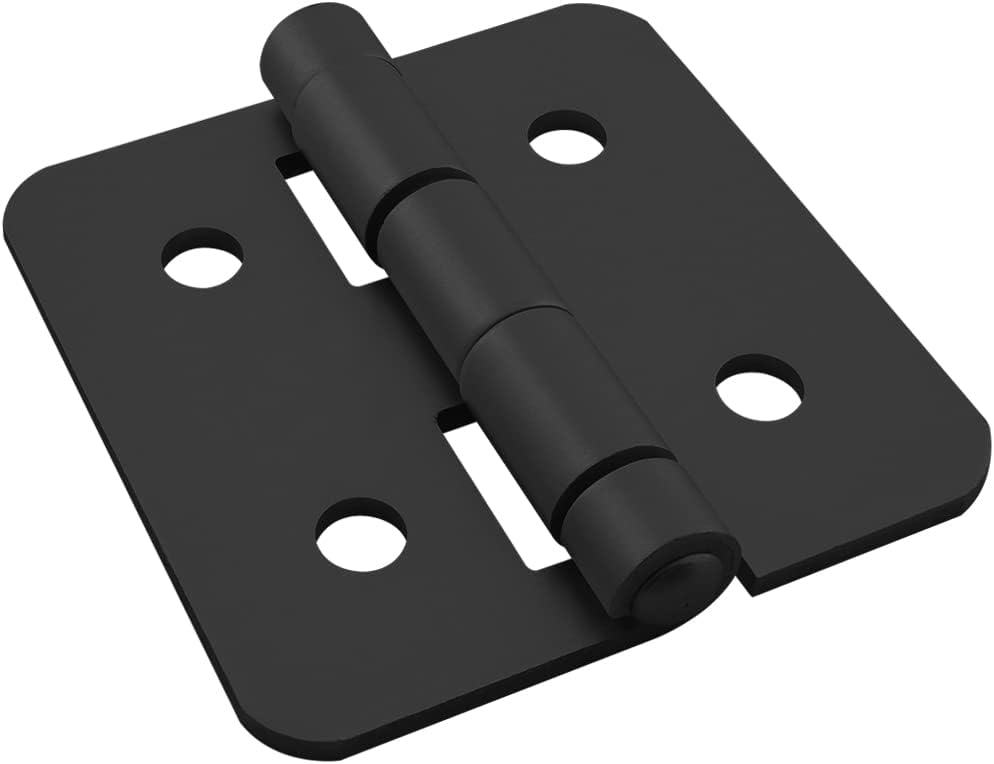 8020, 2085, 15 Series and Ready Tube, Aluminum Small Hinge for 1515 Profiles, Fits 1.5" Extrusions, 3" x 3", Max Load 70 lbs, Corrosion-Resistant, Cost-Effective (1, Black Anodize)