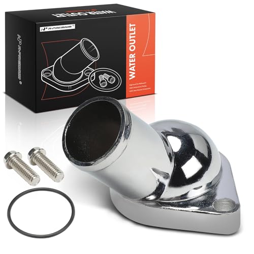 A-Premium col d'eau/logement thermostat chrome 45°