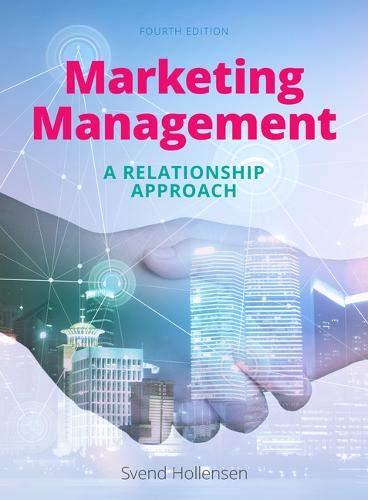 Marketing Management: A Relationship Approach