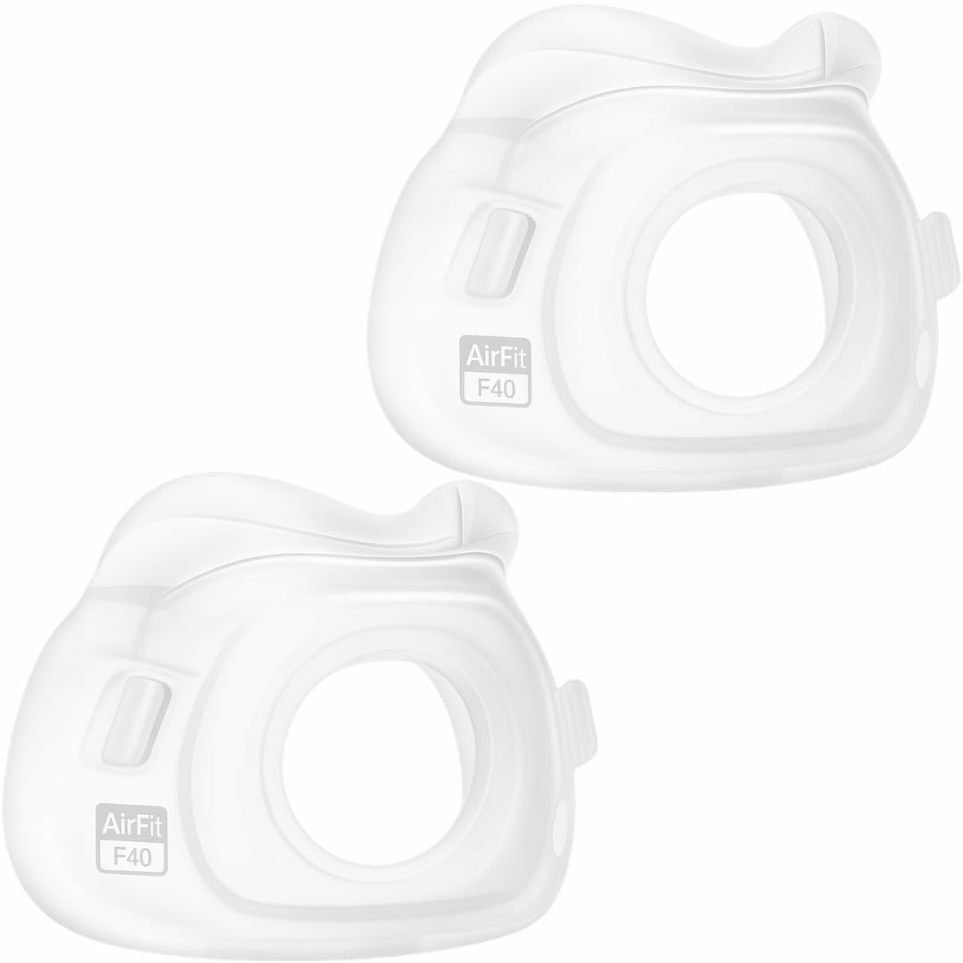 AirFit F40 Replacement Cushion for Full Face CPAP Mask – 2-Pack – Compatible Accessory for CPAP Users (Large)