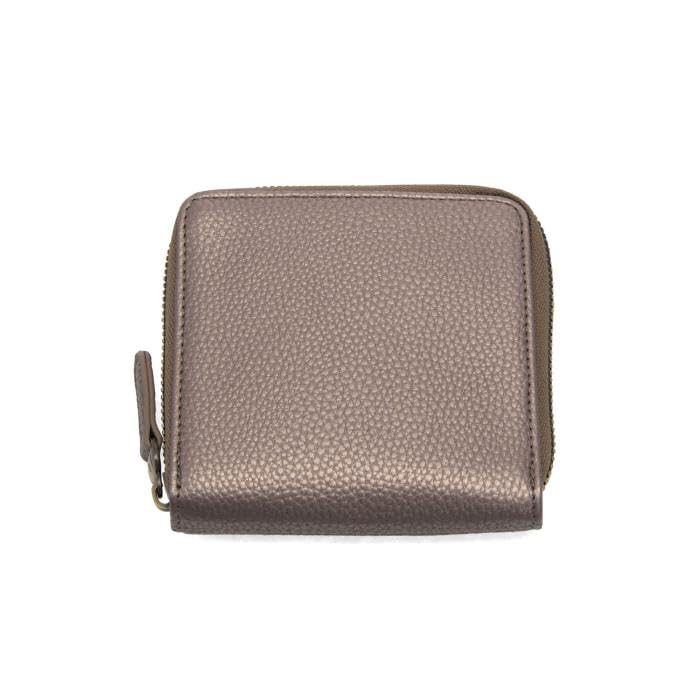 Joy Susan Women's Fashion Wallet Palmer Square Zip Around Wallet Hand Bag - Metallic Bronze