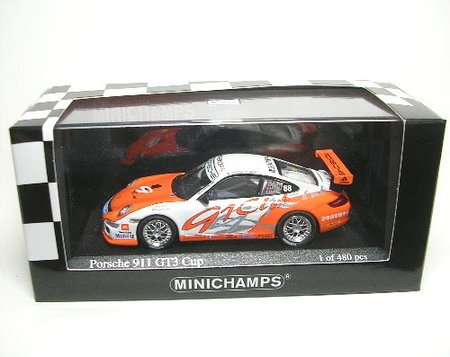 PMA 1/43 ポルシェ911 GT3 カレラ カップ 2007 Amazon.co.jp: ミニチャンプス 1/43 ポルシェ 911 GT3 カップTIM