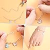 12 Pieces Gold Plated Chain Bracelets Gold Charm Bracelet Alloy Bracelet Link Chains DIY Charm Bracelet Chains Lobster Clasp Link Chain Bracelets for Men Women DIY Jewelry Bracelet Making Supplies #5
