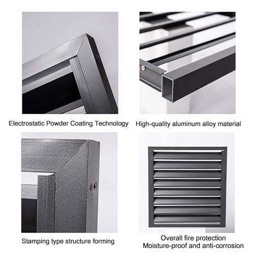 Copertura per unità Esterna di condizionamento dell'Aria, Schermo in Alluminio per Recinzione del condizionatore e Protezione per Pompa di Calore, Mini Split, Versatile espositore