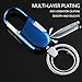 ASSCV Car Keys Keychain, Heavy Duty Keychains,Car Key Fob Accessory For Men and Women,With Elegant Metal Box (Blue)