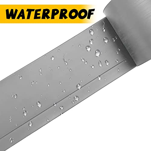 Guokller Vinyl-Wall-Base 5\" x 20\' Flexible-Baseboard-Molding-Trim Cove-Base with 1\" Crease Design Rubber-Baseboard-Trim Easy to Install (Gray)