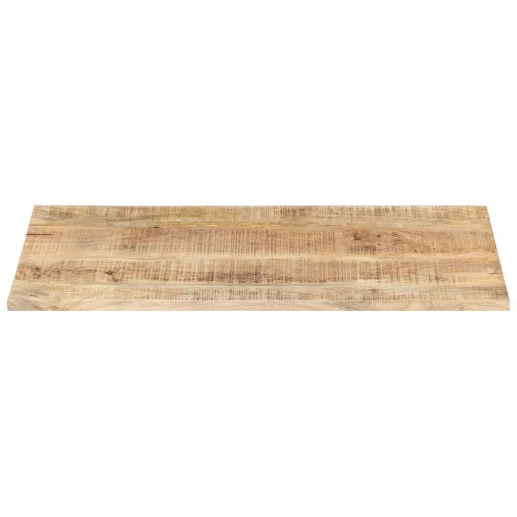 Mesa de madera maciza mango 25-27 mm 100x60 cm mesa industrial mesa de comedor rústica