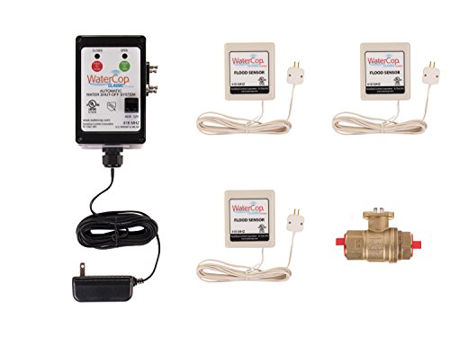 WaterCop Classic .75 In. Lead Free Ball Valve, Actuator, 3 Sensors