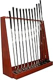 Golf Club Display Rack 13 Putter Rack, Golf Club Organizer, Golf Putter Rack Wooden Golf Club Bracket, Golf Club Equipment Storage Rack