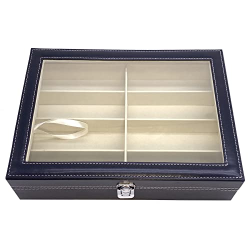 MAFENLY Lot de 8 étuis à lunettes de soleil de voyage pour 8 lunettes de soleil, 8 prises Noir, À propos du produit Cover