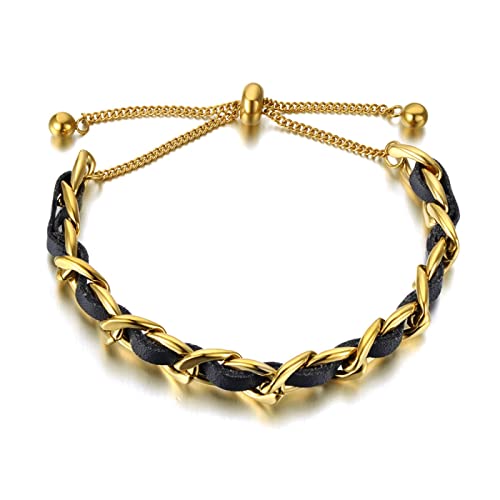 Bracelet multicouche pour femme à effet superposé et design tridimensionnel