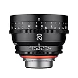 Rokinon XEEN 20mm T1.9 Wide Angle Pro Cinema Lens for Canon EF Mount Cameras (XN20-C) Black
