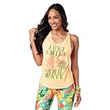 MUSCLE TOP DAMEN: Diese Workout-Tanktops für Frauen haben ein atmungsaktives, lockeres Armlochdesign, damit Sie sich beim Tanztraining bequem und frei fühlen. Diese Workout-Tops Damen haben eine entspannte Passform und sind hübsche sport top mit grafischen Aufdrucken auf der Vorder