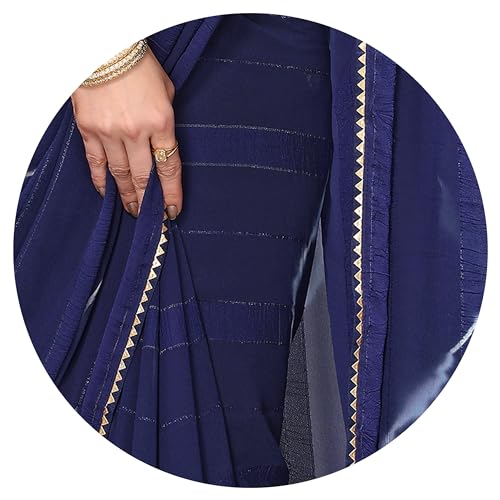 Image of MIRCHI FASHION Women Saree Shibori Print Chiffon | Elegant Festive and Functional Sari for All-Day Comfort with Matching Blouse