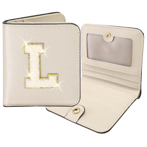 Image of RNIEGA Initial Wallet Women Small Teen Girl Gifts Trendy Stuff Girls Wallets Personalized Christmas Birthday Gift for Women Friends Daughter Granddaughter 6 7 8 9 10 11 12 13 Year Old Gold L