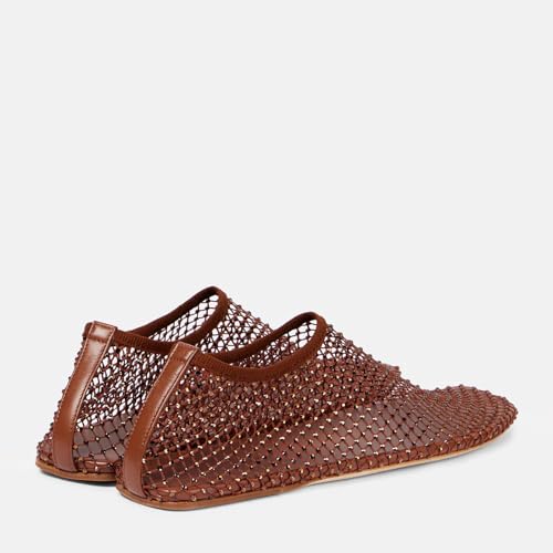 Women's Black Satin Slingback Flat Shoes with Bows - Pointed Toe Slip On Dress Party Pump Shoes2