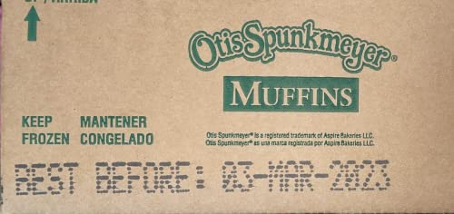 Otis Spunkmeyer Delicious Essentials Chocolate Chocolate Chip Muffin, 4 Ounce - 24 per case.