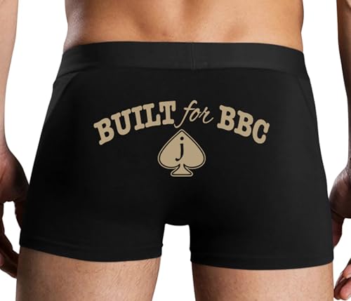 Knaughty Knickers Built For BBC Jack Of Spades JOS Black Cock Lover Black Mens Boxer Brief Sexy Adult Design