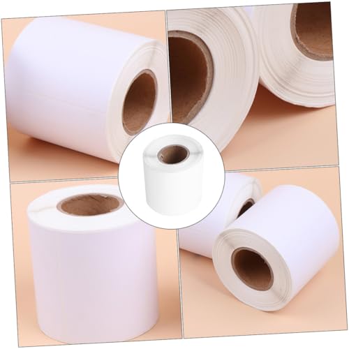 Artibetter 感熱ラベルシール 巻 入 防水 油性 アルコール耐性 高粘着 自己粘着式 事務用ファイルラベル 対応 バーコード印刷用紙