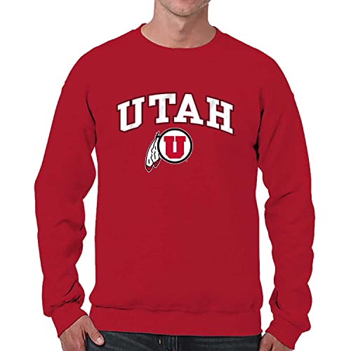Image of NCAA College Sweatshirt Fleece Crewneck Pullover for Men and Women | Officially licensed NCAA college gameday crewneck pullover - 9 oz fleece lined sweatshirt with arch and logo design