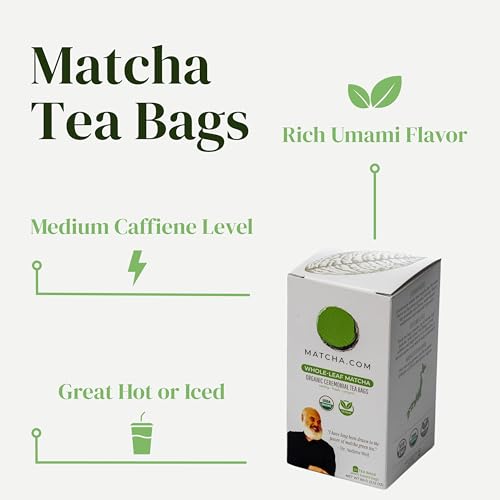 Té verde Matcha en bolsas orgánico 20 unidades miniatura 2