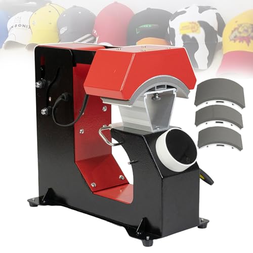 Máquina de termo fijado para gorras 310W 3 en 1 miniatura 1