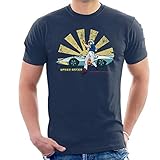 JYSDZSE Speed Racer Retro Japanese Men's T-Shirt, Blue, Medium