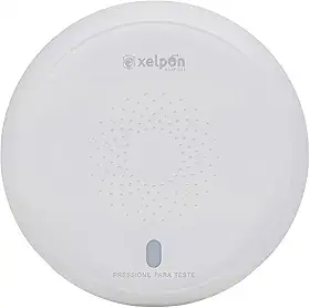 Sensor E Detector de Fumaça Zigbee Inteligente Alarme Smart Alexa Google Xelpon