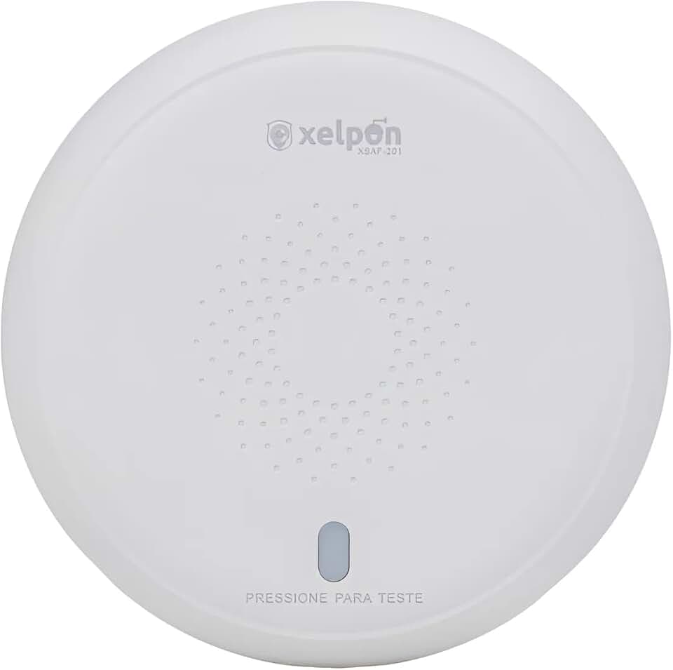 Sensor E Detector de Fumaça Zigbee Inteligente Alarme Smart Alexa Google Xelpon