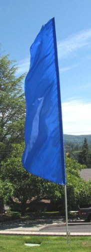 NEOPlex Solid Feather Swooper Flag Color: Royal Blue