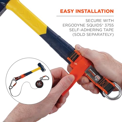 Image of Ergodyne Squids 3706 Tool Tethering Attachment for Hand Tools, 5lbs Weight Rating, 3-Pack