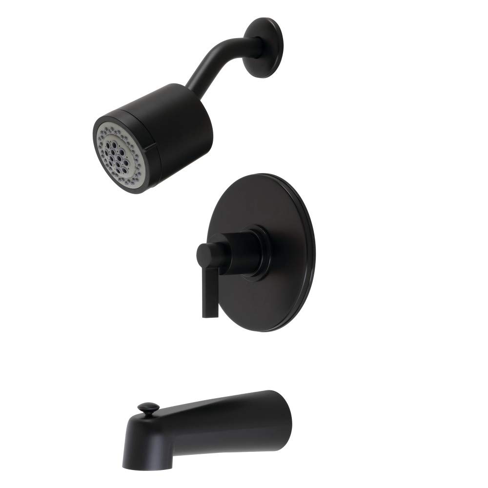 Robinet Bain et Douche Noir Mat NuvoFusion au design épuré