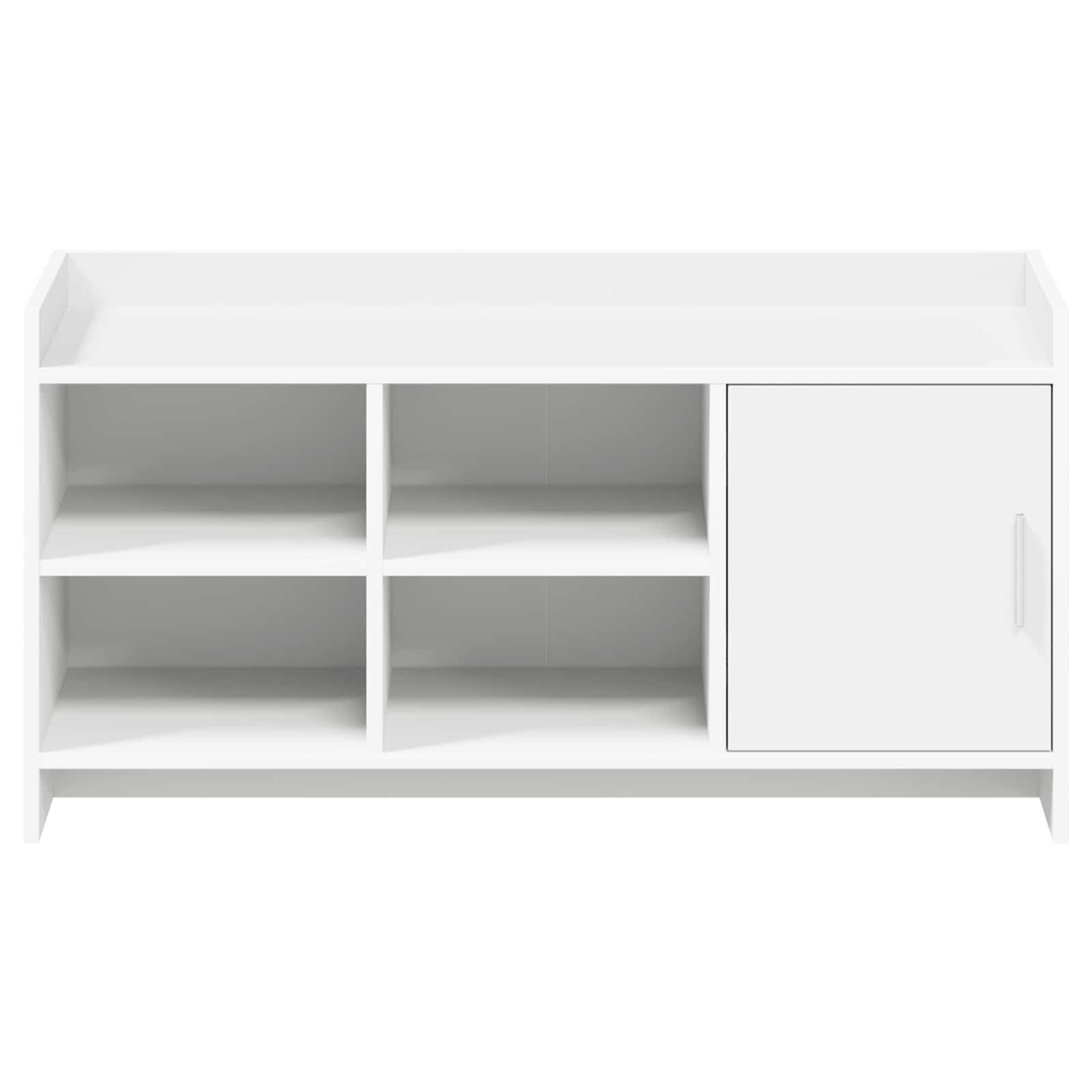 SYDE Szafka na buty biała 100 x 39,5 x 51 cm drewno inżynieryjne