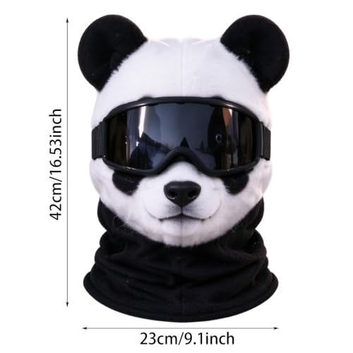 3D Animal Ears Balaclava Winding Windproof Hood Face Mask for Outdoor Ski - image 3