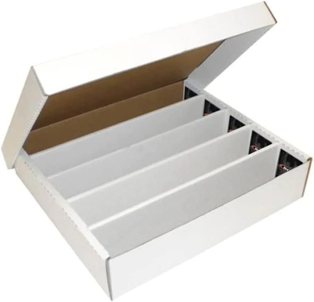 BCW 5000-Count Super Monster Storage Box for Trading and Gaming Cards | 200 lb. Test Strength | (1-Count)
