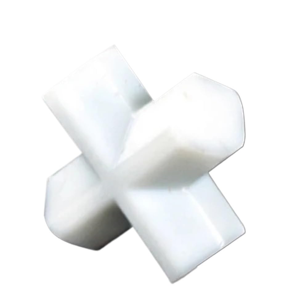 Barra di agitazione, Agitatore magnetico in PTFE CrossShape WhiteSpin Bars Confezione da 3 apparecchiature laboratorio E8x20mm