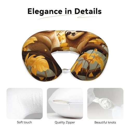 Almohada de espuma viscoelástica para cuello reciclable miniatura 2