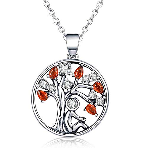 Collier en argent 925 avec pendentif vert clair, cadeau idéal