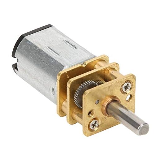 GA12-N20 Motor de engranaje DC 3V Reductor de Alta Torsión de Bajo Ruido 15-1000RPM con Caja de Engranajes de Metal Reductora Motor Reduvmctivo Mini Motor Electrico Coche Polea Juguete(15RPM)