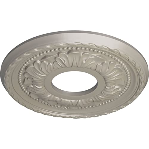Image of Ekena Millwork Palmetto Ceiling Medallion, Pearl White