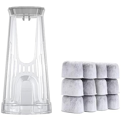 PUREHQ Keurig Starter Kit for Keurig 2.0 K200, K250, K35, K-Duo, and K-Compact Includes Filter Holder and 15 Pack of Charcoal Water Filters Cover