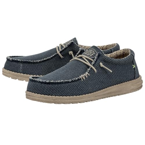 Hey Dude Men's Wally Stitch | Men's Loafers | Men's Slip On Shoes | Comfortable & Light-Weight4