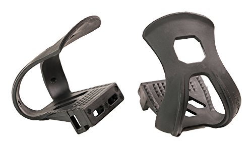 Retrospec Bicycles Unbreakable Strapless Bicycle Toe Clip/Cage, Black